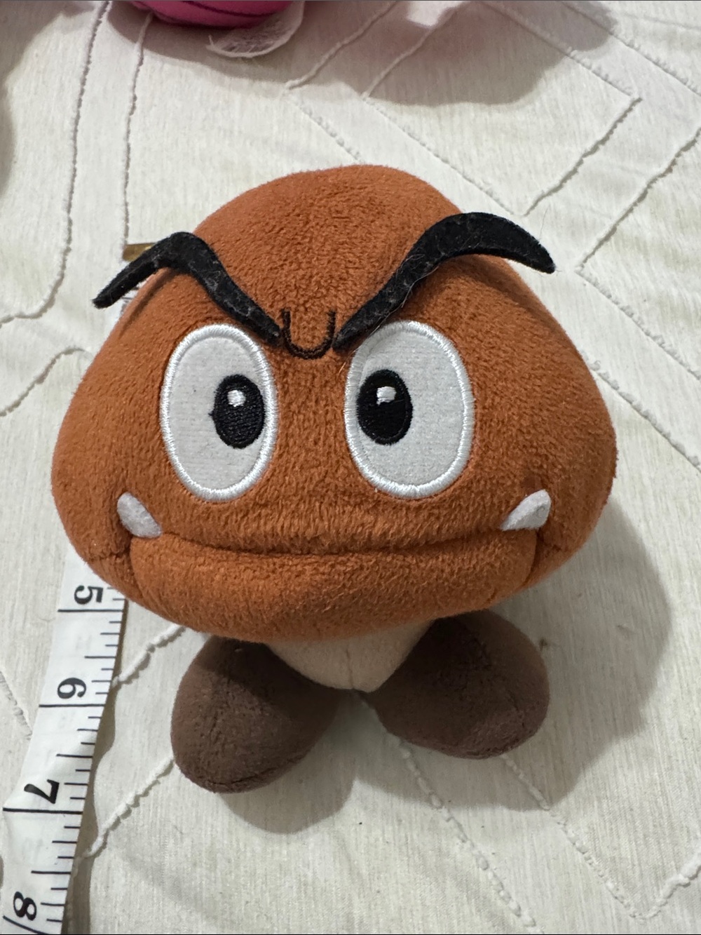 Classic Brown Goomba Plush Stuffed Toy - Kids Character Plush